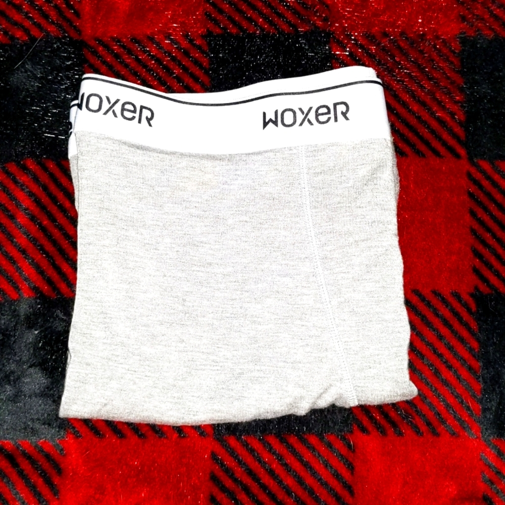 High waisted heather gray woxers